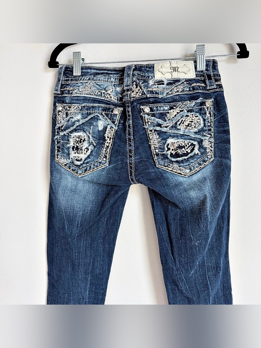 Y2K Miss Me Skinny Jeans Size 26